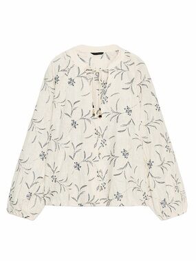 NWT Zara Embroidered Blouse